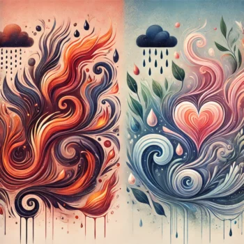 Spesso si fa confusione tra emozioni e sentimenti, ma tra essi c'è una importante differenza. L'essere umano dovrebbe trascendere le emozioni (anche quelle alte) per trasformarle in sentimenti profondi e consapevoli che guidano l’evoluzione dell’anima.